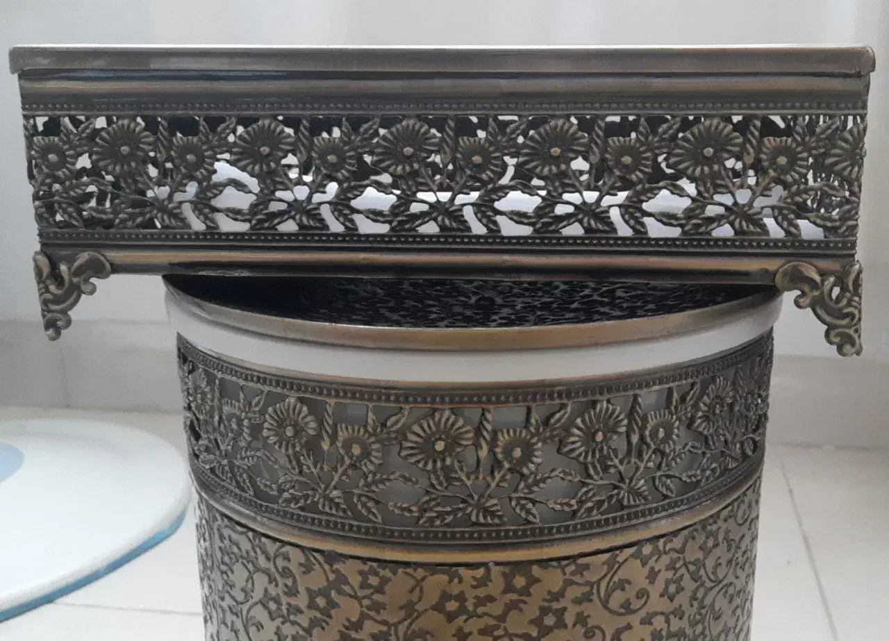 ست جادستمال و سطل فلزی لاکچری|صنایع دستی و سایر لوازم تزئینی|علی‌آباد کتول, |دیوار