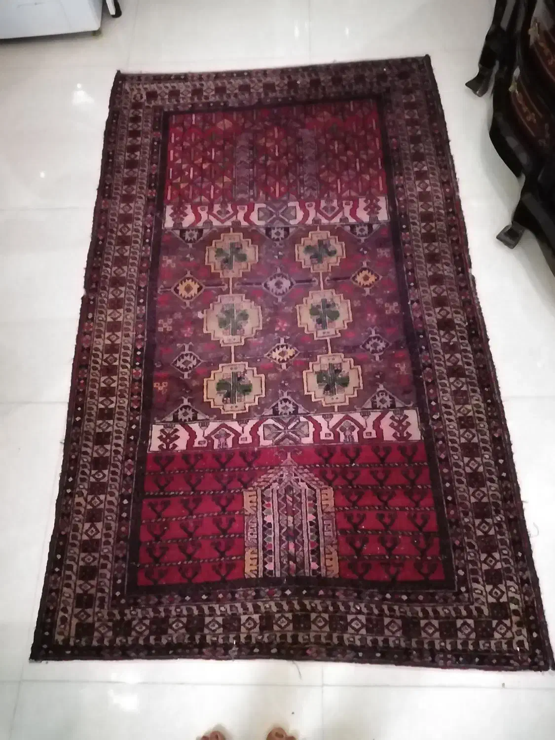 فرش دستباف قدیمی|فرش|قوچان, |دیوار