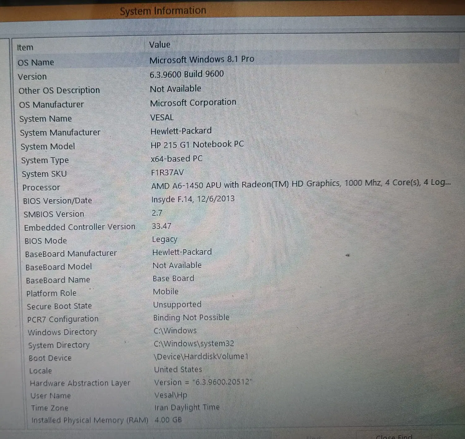 لپتاپ HP 215 G1|رایانه همراه|رشت, چله خانه|دیوار