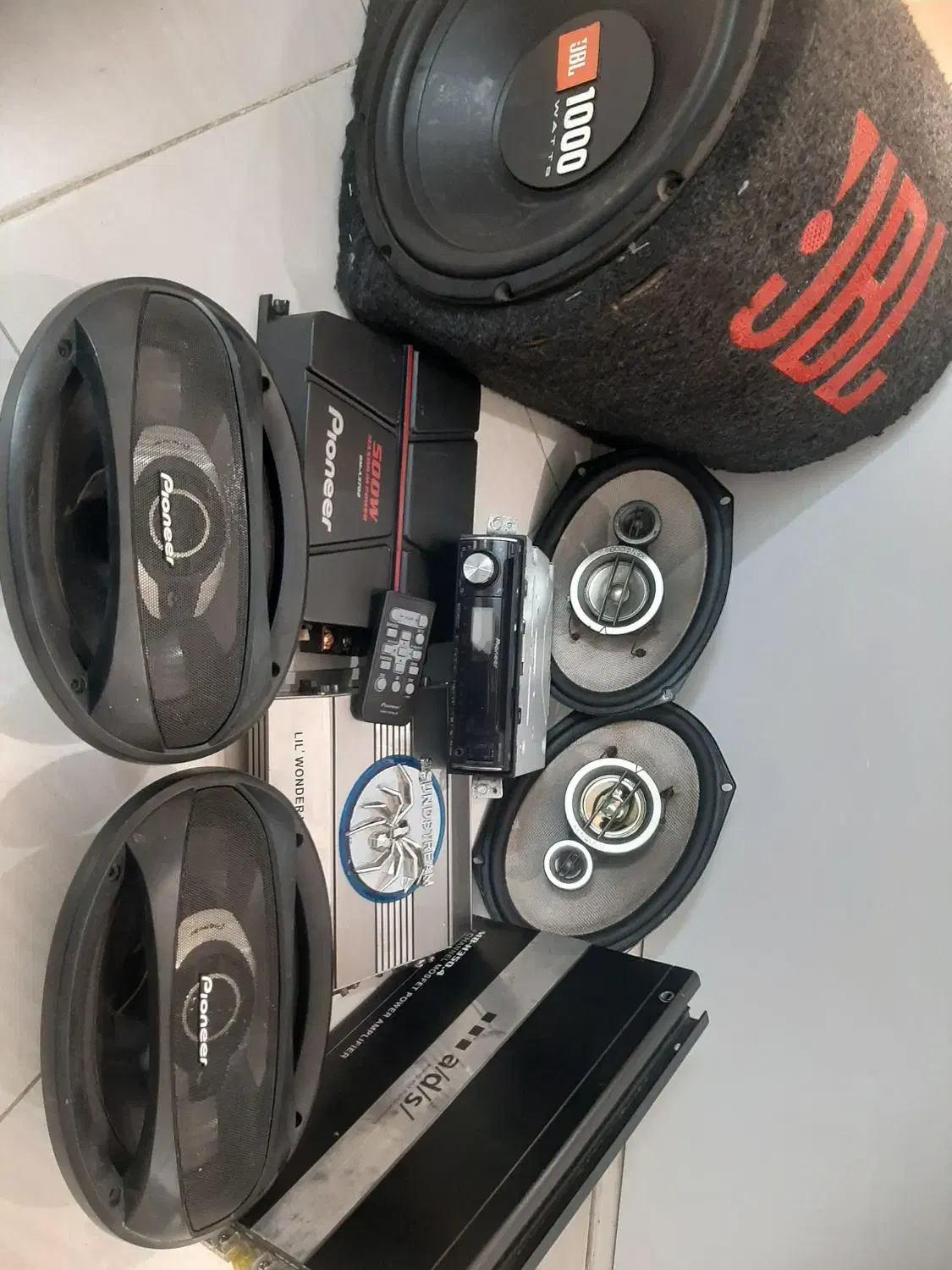 سیستم ماشین ظبط پایونیر باند کنوود ۷۱۸ ساب jbl|قطعات یدکی و لوازم جانبی|تهران, هاشم‌آباد|دیوار