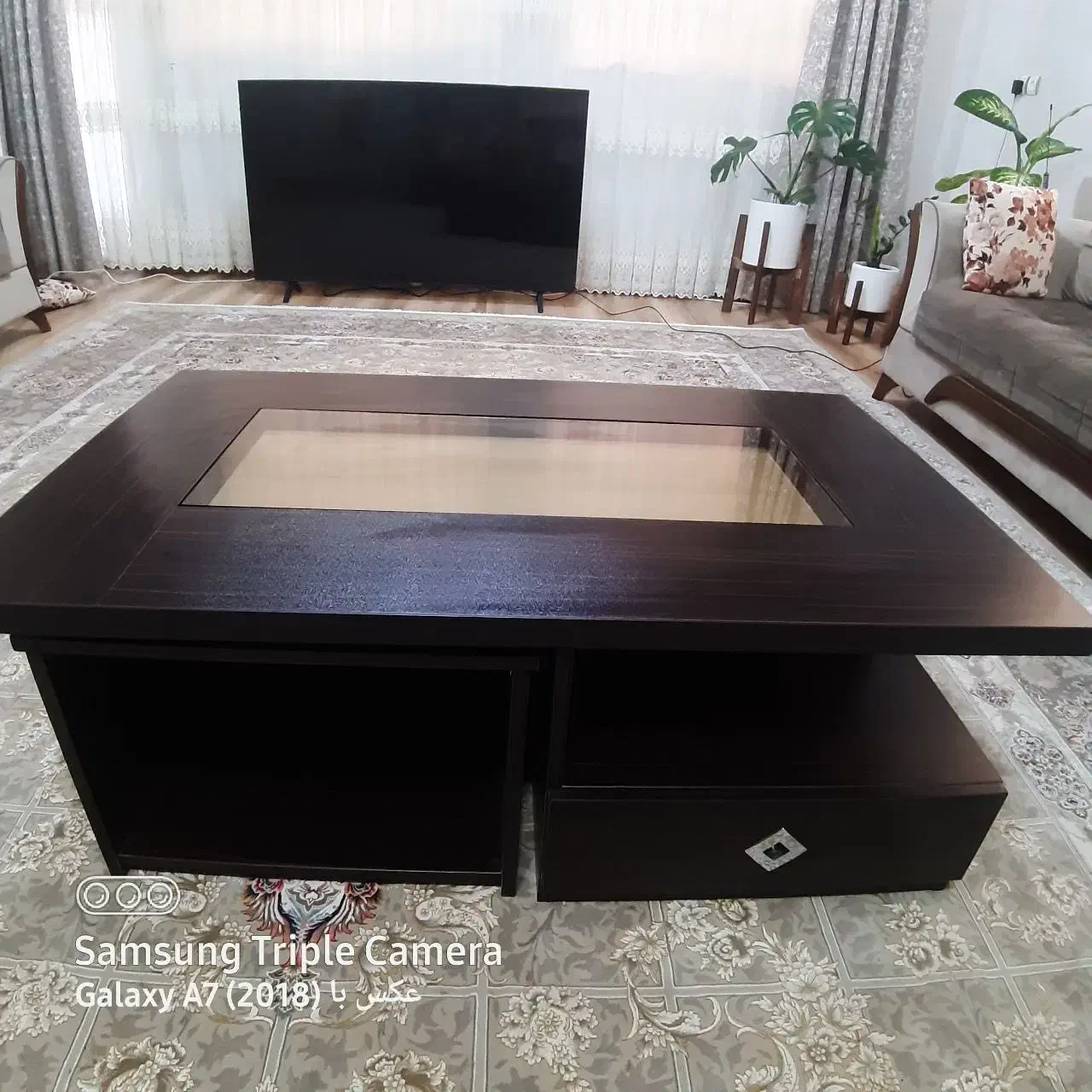 میز  عسلی به همراه ۳میز کوچک|مبلمان خانگی و میز عسلی|کیاشهر, |دیوار