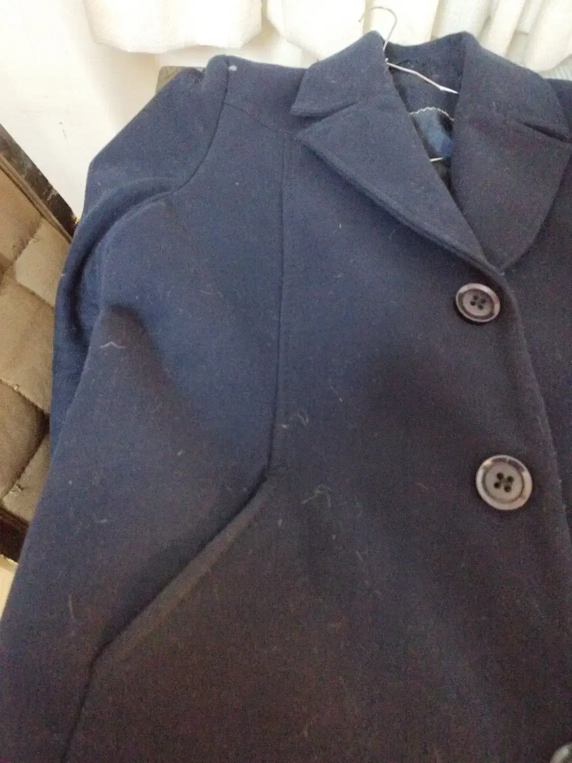 پالتو فوترزنانه سرمه ای|لباس|کرمان, |دیوار