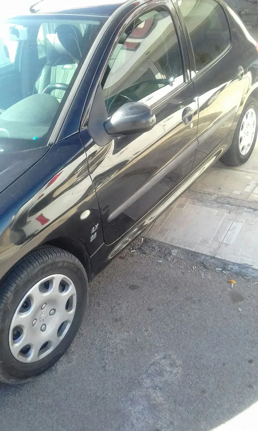 ۲۰۶ تیپ۵ مشکی بیرنگ مدل ۹۶|خودرو سواری و وانت|ابهر, |دیوار