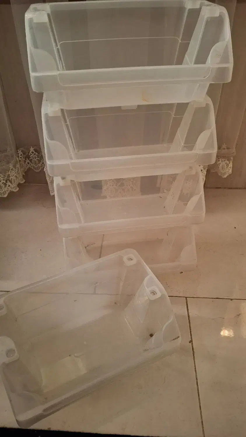 جعبه نظم دهنده پلاستیکی|ظروف نگهدارنده، پلاستیکی، یک‌بارمصرف|فردیس, شهرک ۱۱۰|دیوار