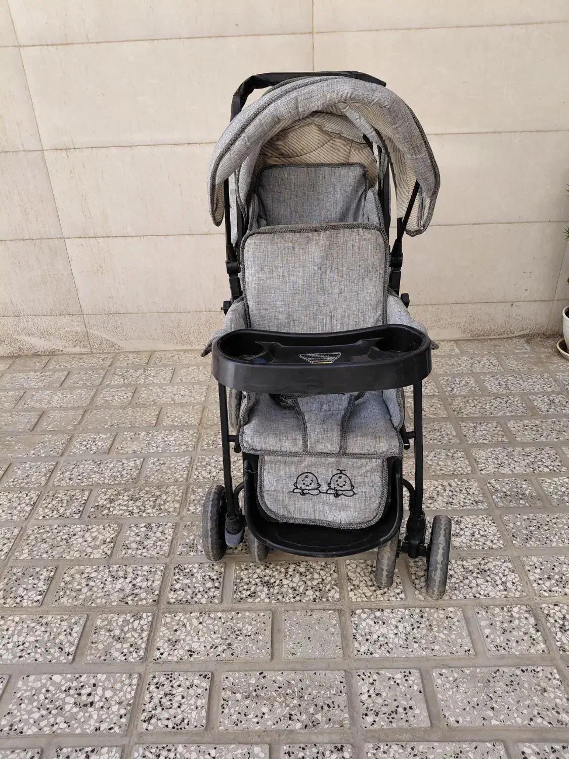 کالسکه کودک دوقلویی|کالسکه و لوازم جانبی|گنبد کاووس, |دیوار