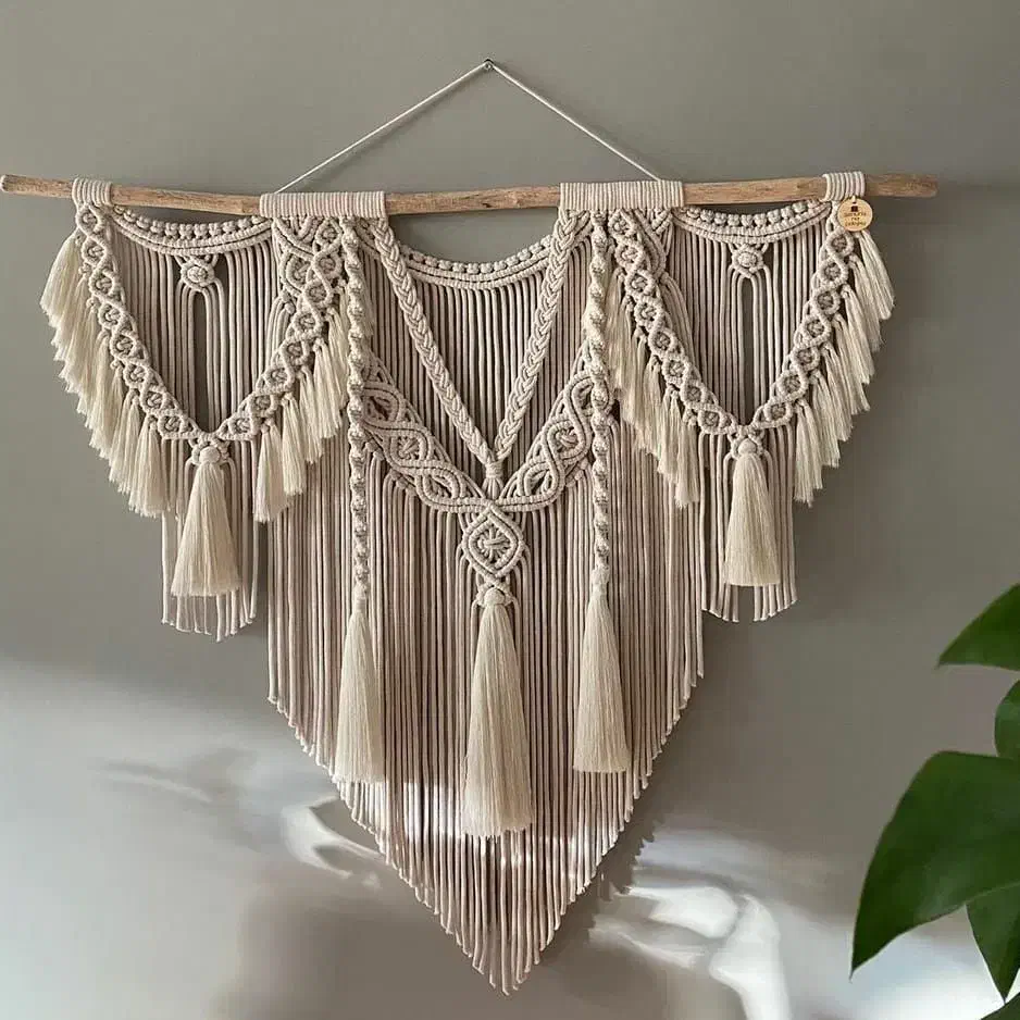 ساخت انواع دیوارکوب های مکرومه|صنایع دستی و سایر لوازم تزئینی|رشت, استقامت ۲|دیوار