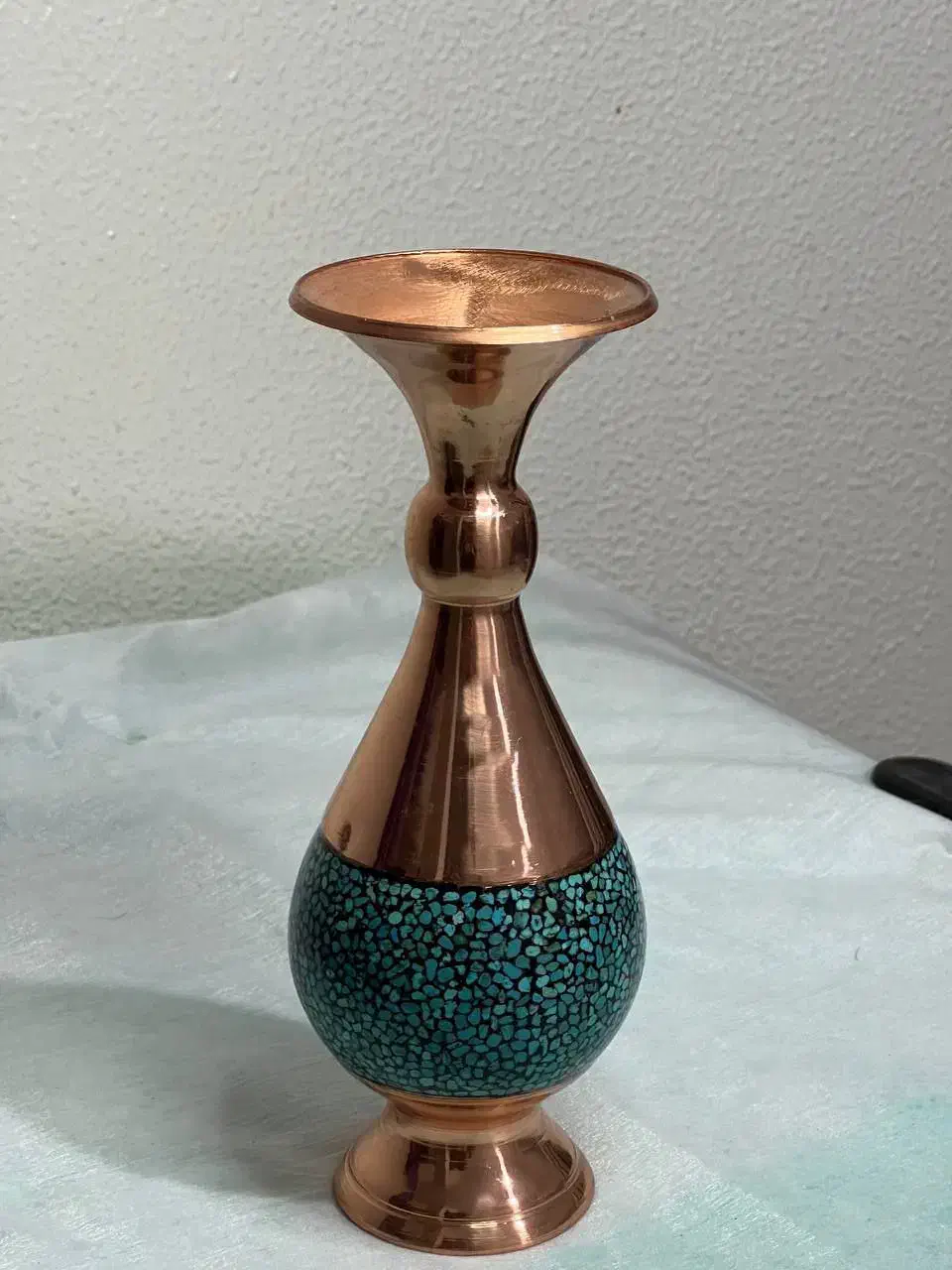 گلدان فیروزه کوب|کلکسیون اشیاء عتیقه|اصفهان, ملکشهر|دیوار