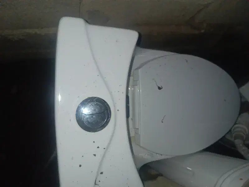 یک توالت فرنگی وروشویی|لوازم سرویس بهداشتی|امامزاده عبدالله, |دیوار