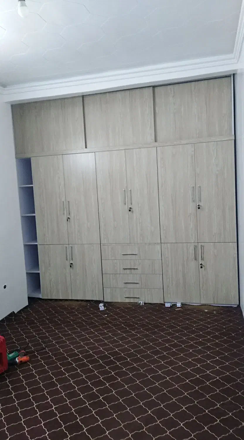 کابینت کمد دیواری تخت کم جا Tv wall|جاکفشی، کمد، دراور|اسلام‌شهر, شهرک قائمیه|دیوار