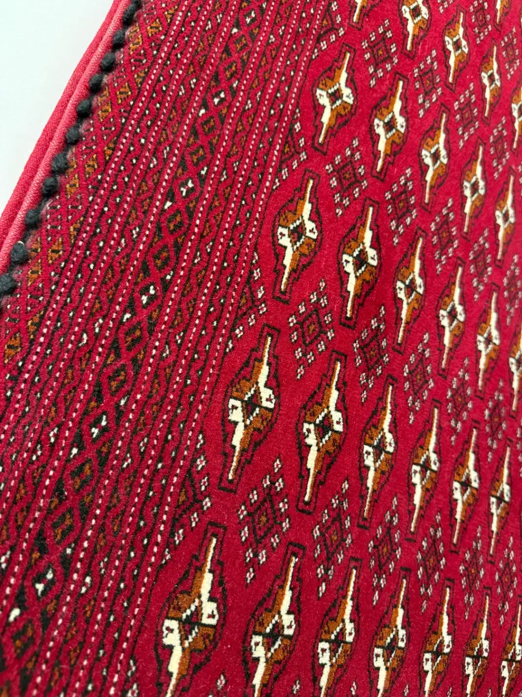 دوجفت پشتی دست بافت ترکمن|پشتی|مشهد, دانشجو|دیوار