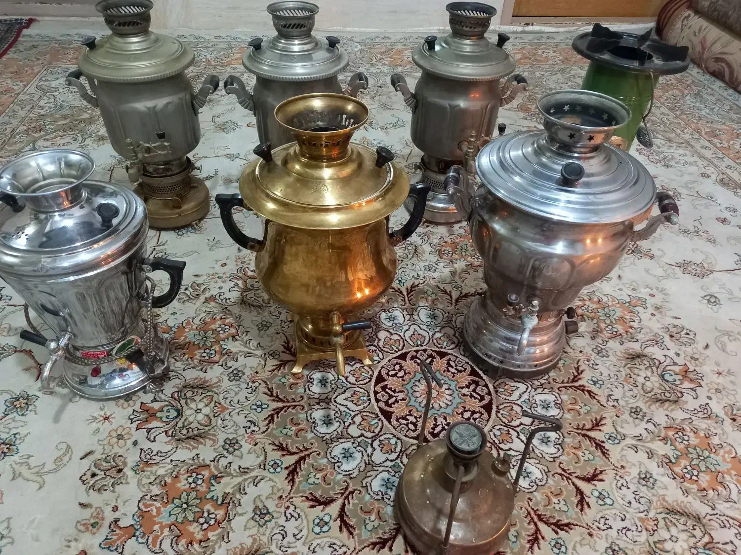 سماور نفتی برقی زغالی گازی|کلکسیون اشیاء عتیقه|سبزوار, قلعه‌نو دهزار|دیوار