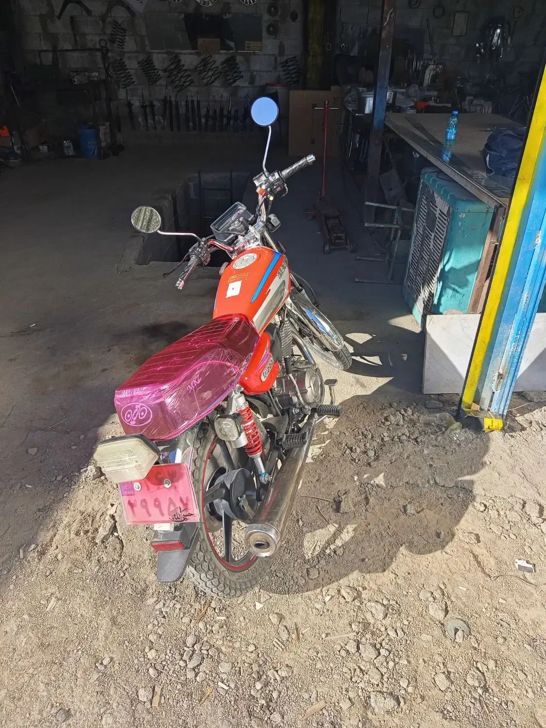 موتور|موتورسیکلت|قروه, |دیوار