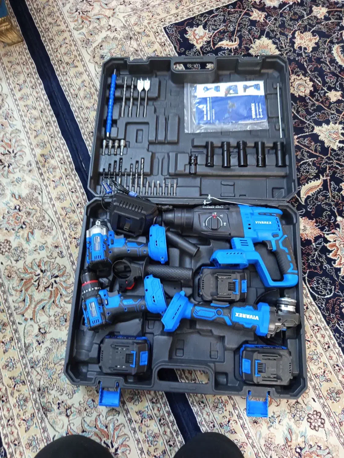 دریل شارژی سه نظام فلزی براشلس( انواع ابزارالات)|ابزارآلات|قرچک, زیبا شهر|دیوار