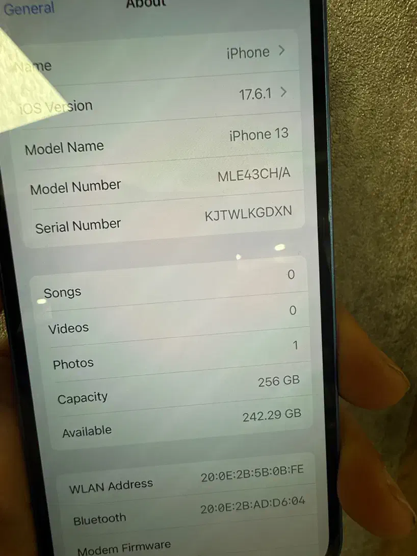 ایفون 13نرمال ۲۵۶ گیگ|موبایل|رشت, چله خانه|دیوار