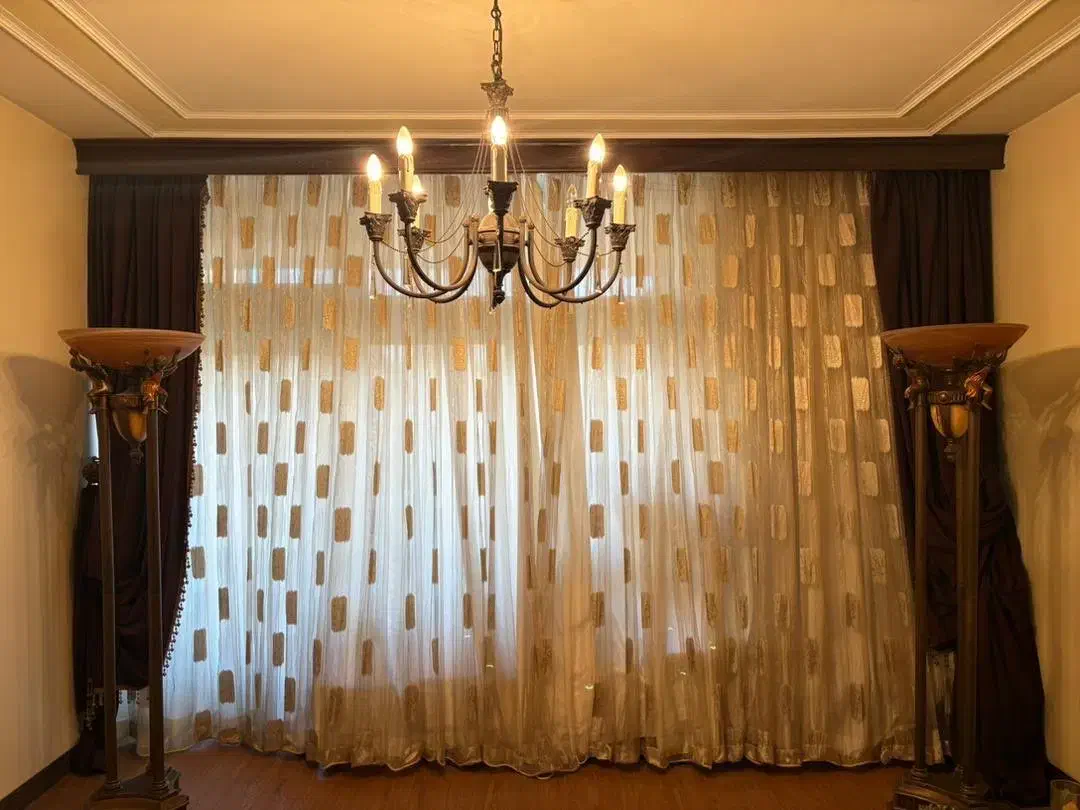 پرده|پرده، رانر، رومیزی|اصفهان, خانه اصفهان|دیوار