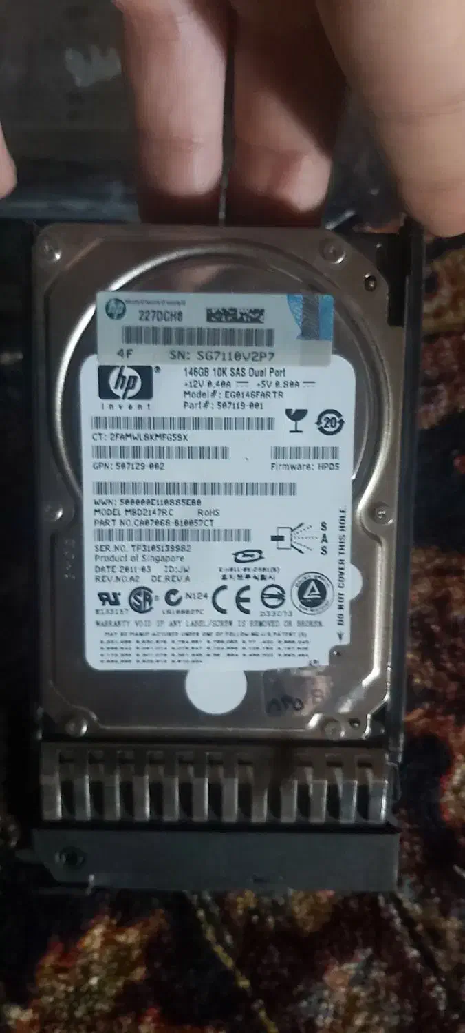 هاردیسک ۱۴۶ گیگ ۱۰k سه عدد|قطعات و لوازم جانبی رایانه|شهرضا, |دیوار