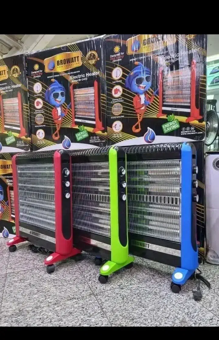 بخاری برقی برووات محفظه بخور فن دار ترموستات دار|بخاری، هیتر، شومینه|قم, کیوانفر|دیوار