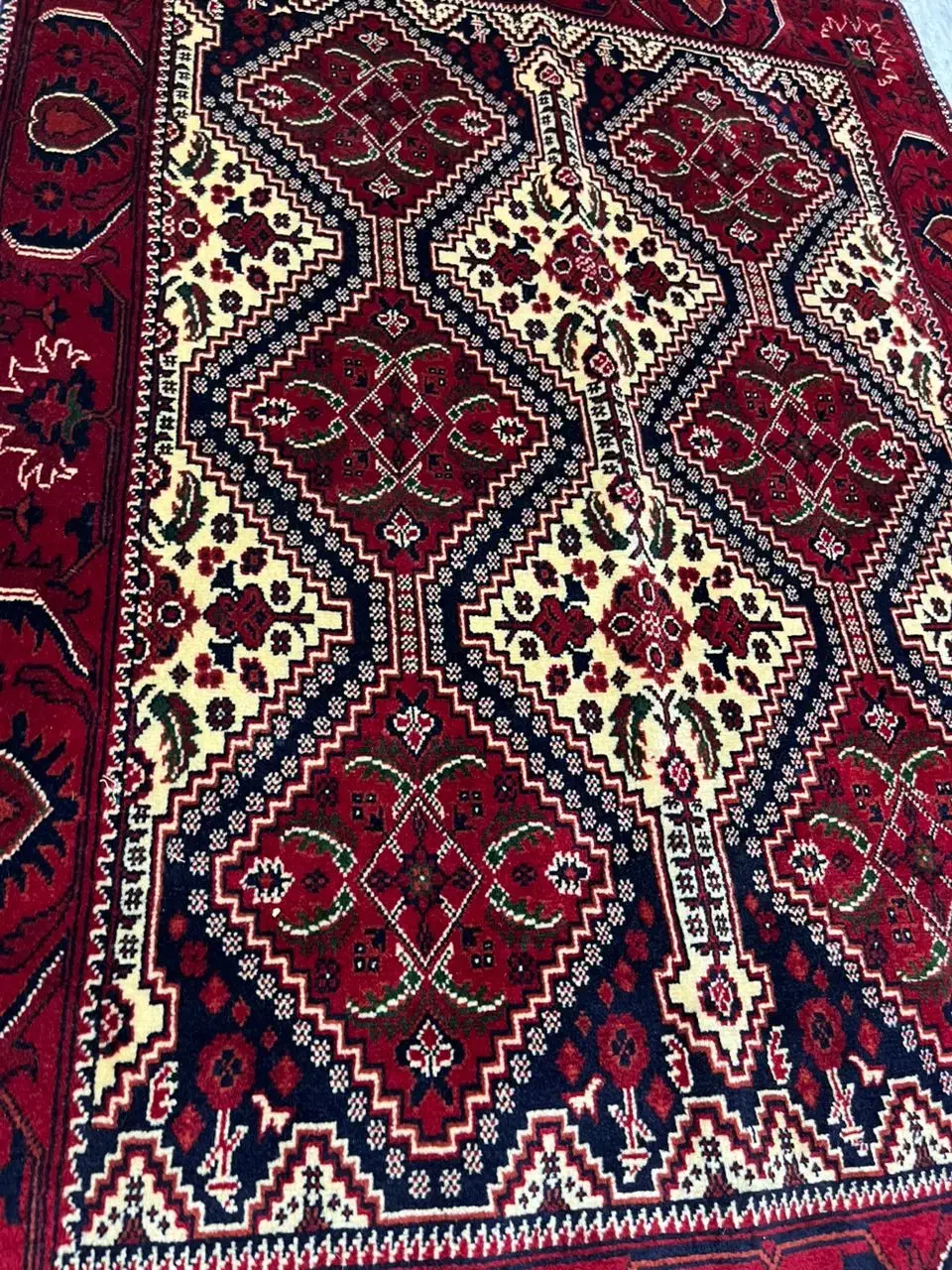 فرش دستباف ذرع و نیم|گلیم، جاجیم، گبه|تهران, منیریه|دیوار