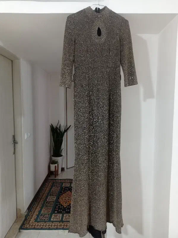 پیراهن مجلسی لمه ایی کاملا سالم و نو|لباس|پاکدشت, شهرک امام رضا|دیوار