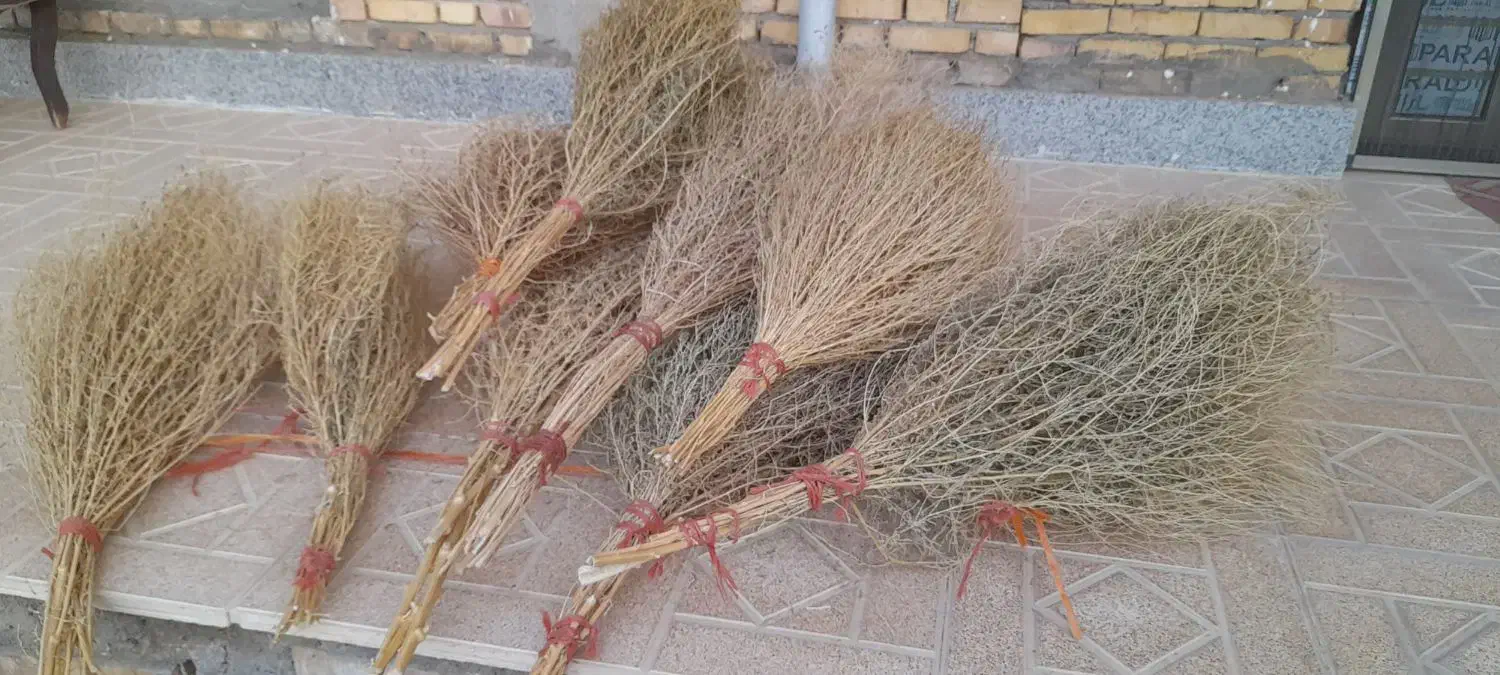 جارو دستی سنتی|لوازم نظافت|ملکان, |دیوار