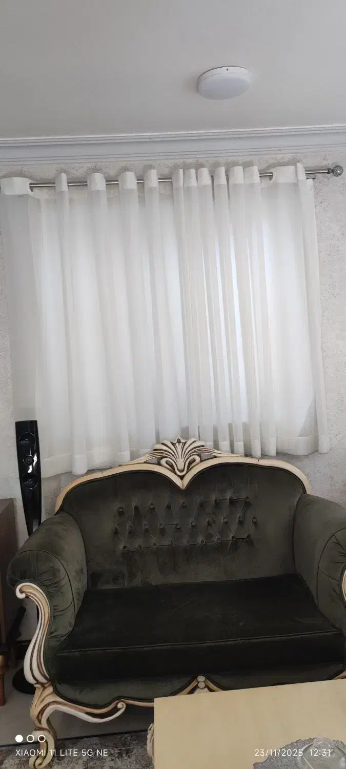 پرده ساده حریر|پرده، رانر، رومیزی|گرگان, |دیوار