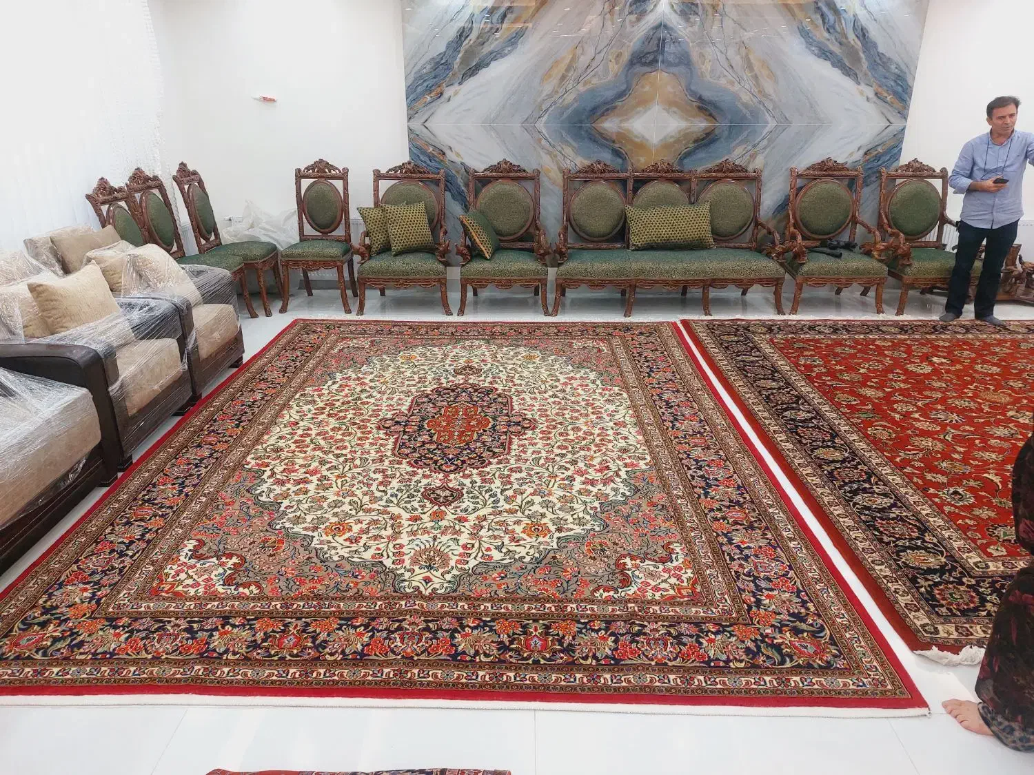 جفت ۱۲متری کرک قم اعلا ،افت قیمت کرده|فرش|تهران, بازار|دیوار