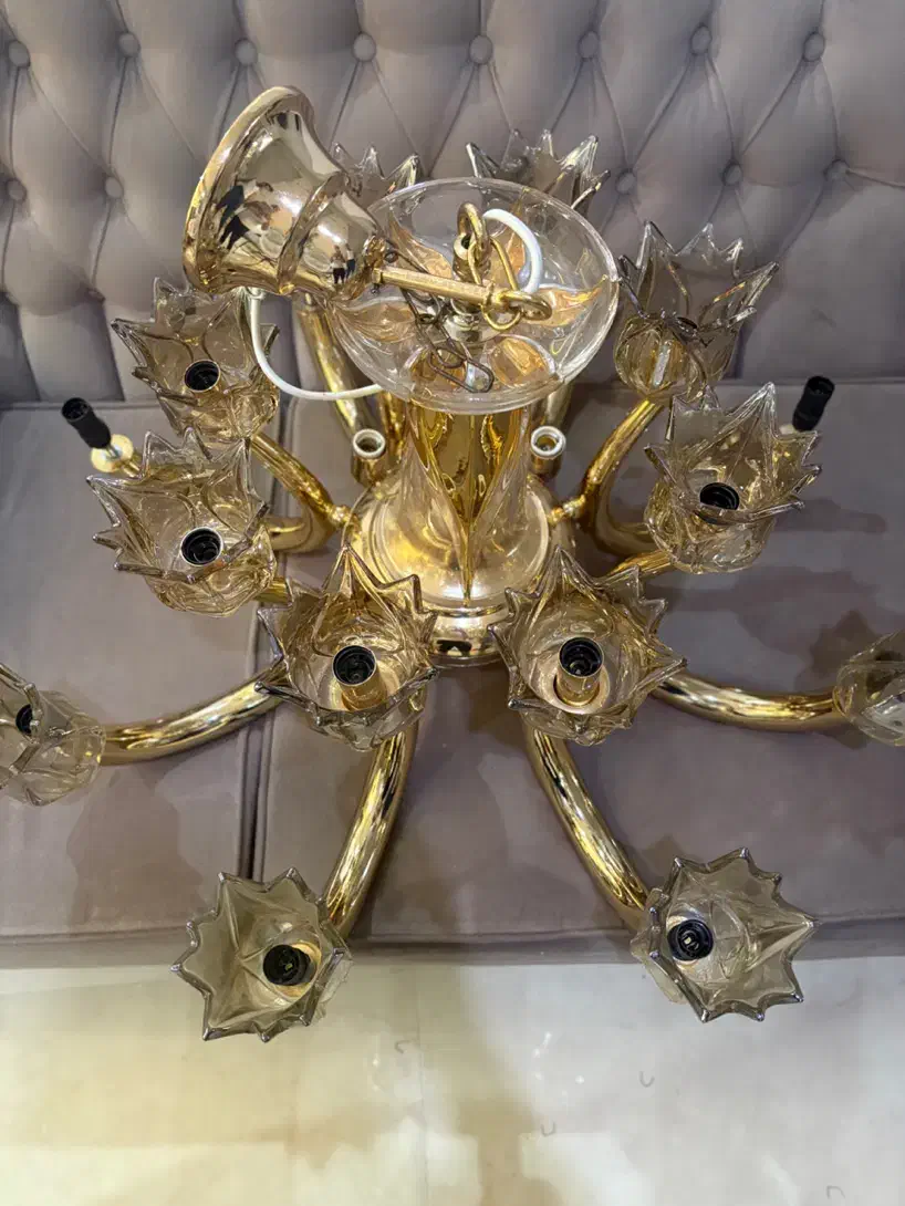 لوستر۱۶ شاخه عاج فیل|لوستر و چراغ آویز|کرج, گلشهر|دیوار