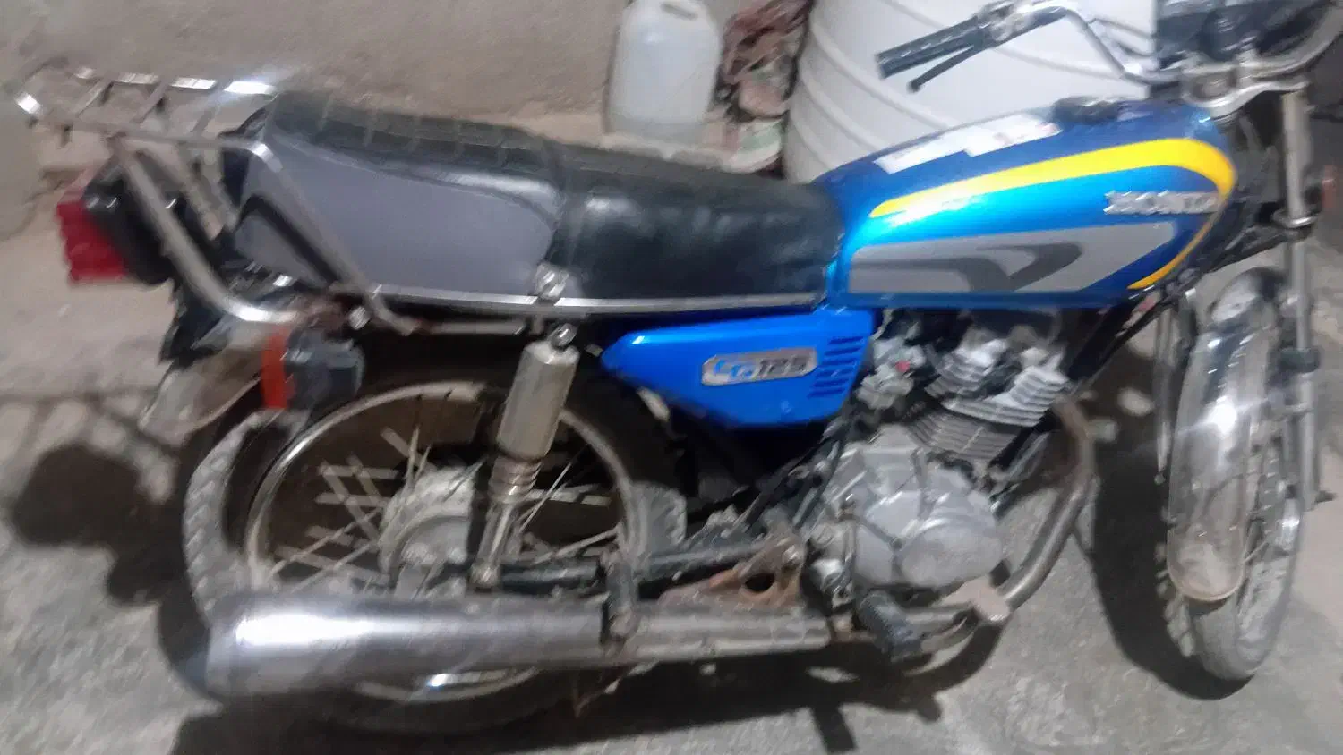 موتو مزایده شماره انجین تنه داره|موتورسیکلت|رستاق, |دیوار