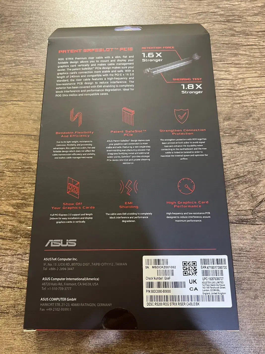 کابل رایزر گرافیک asus rog RS200|قطعات و لوازم جانبی رایانه|تهران, هاشمی|دیوار