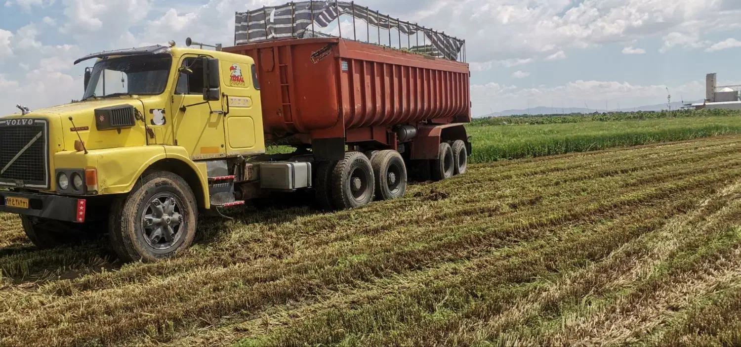 تریلی کمپرس ولوو  ان ۱۰ موتور اف .مدل ۱۳۶۲|خودرو سنگین|چهاردانگه (تهران), |دیوار