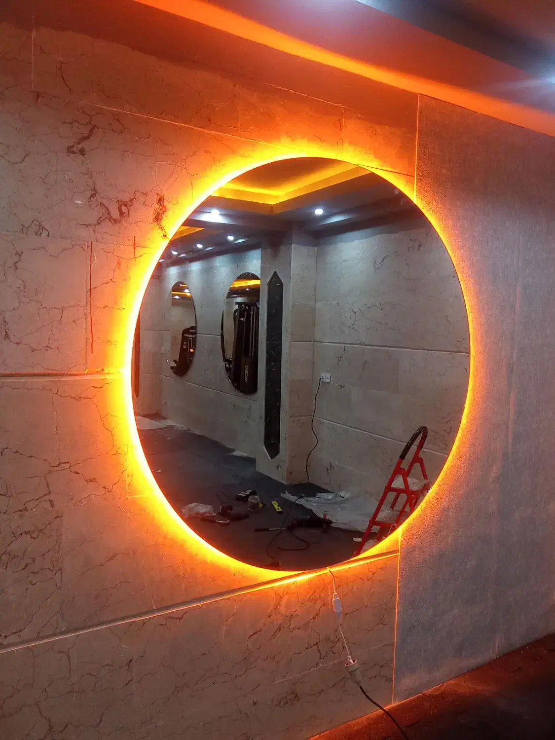 اینه دکوراتیو برش باcnc|آینه|کرج, کرج نو|دیوار