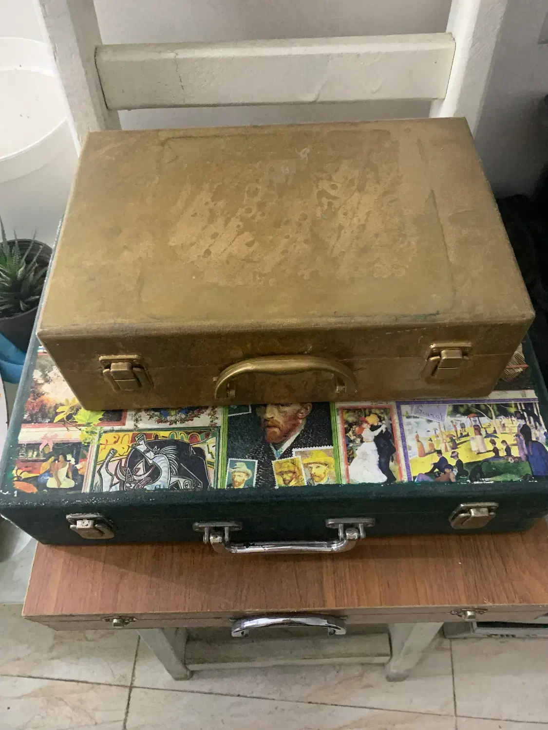 چمدان رنگ نقاشی|کلکسیون و سرگرمی|لنگرود, |دیوار