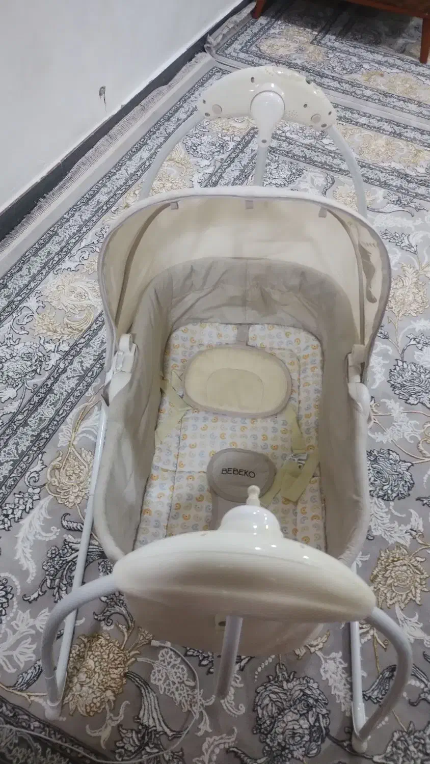 گهواره و تاب  برقی خارجی مارک معروف ببکو|تخت و صندلی بچه|بهبهان, |دیوار