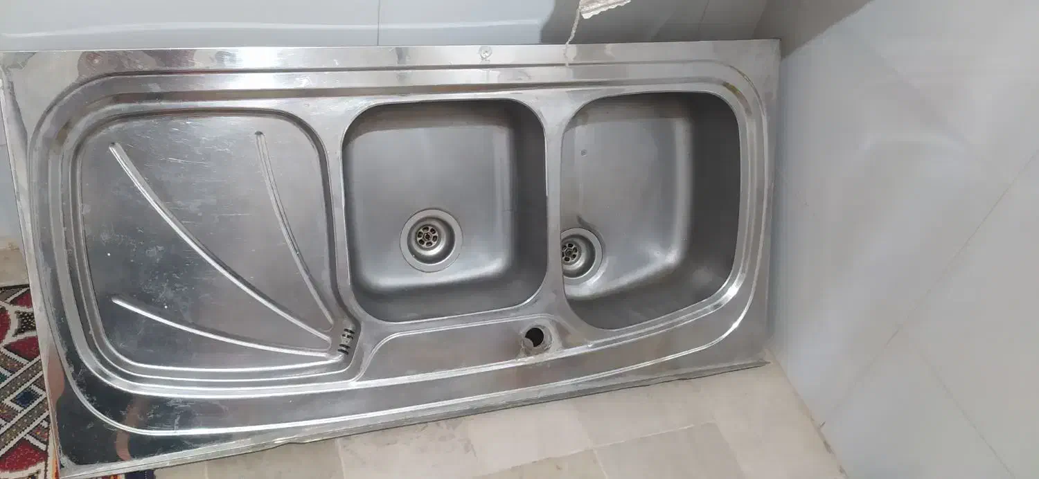 سینگ ظرفشویی عرض ۶۰ طول۱۲۰|مصالح و تجهیزات ساختمان|نهاوند, |دیوار