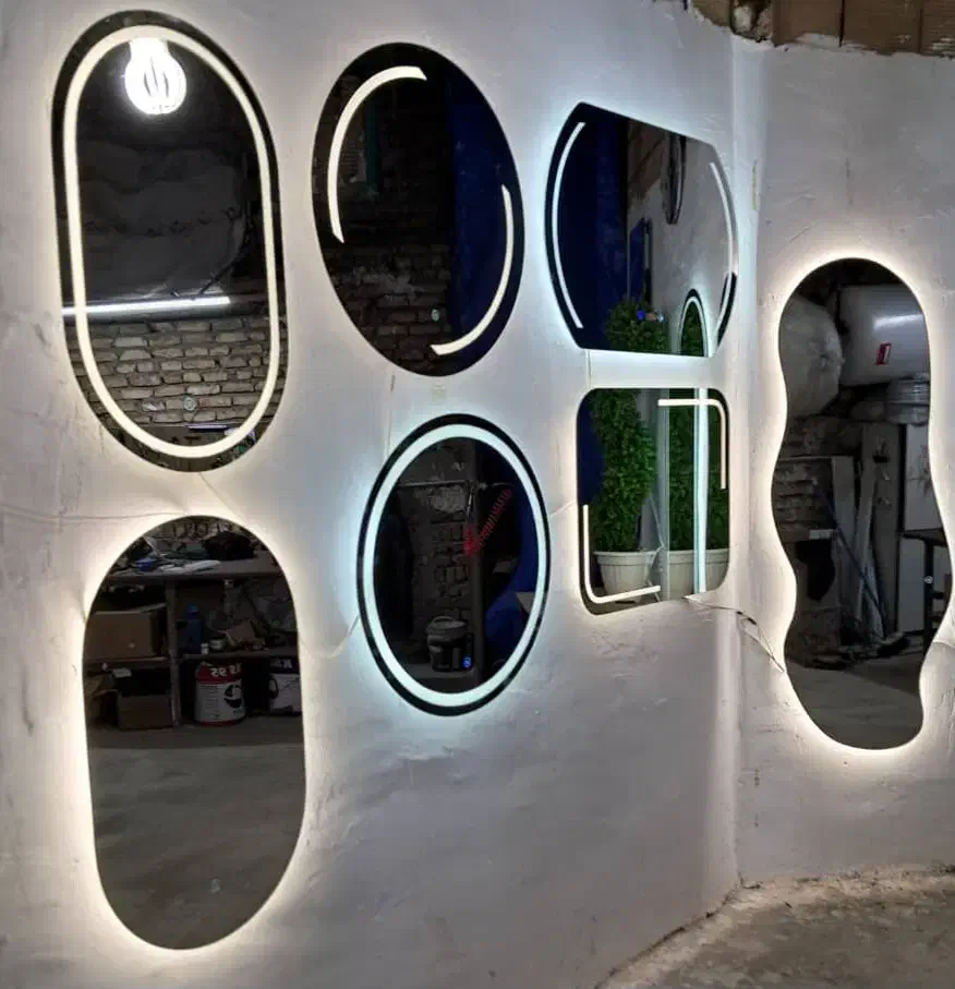 تولیدانواع اینه های دفرمه|آینه|ورامین, شهرک مدرس|دیوار