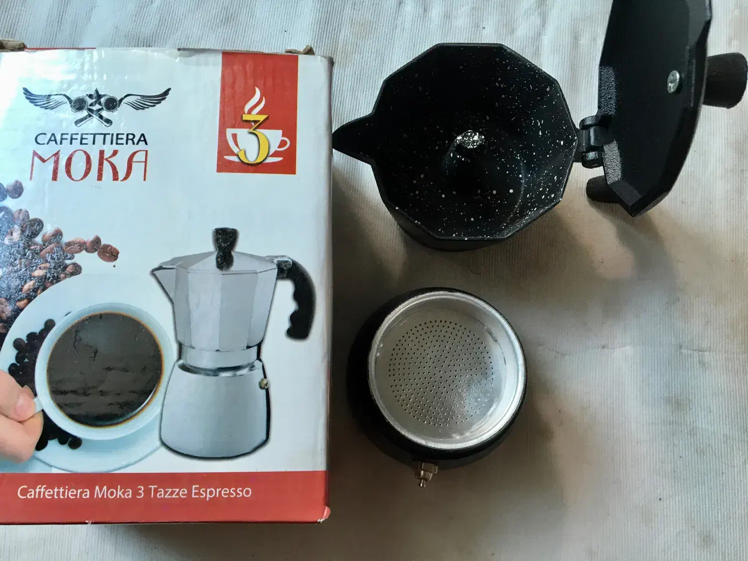 قهوه جوش ۳کاپ اصلی|قوری، کتری، قهوهساز دستی|اصفهان, شاهد|دیوار