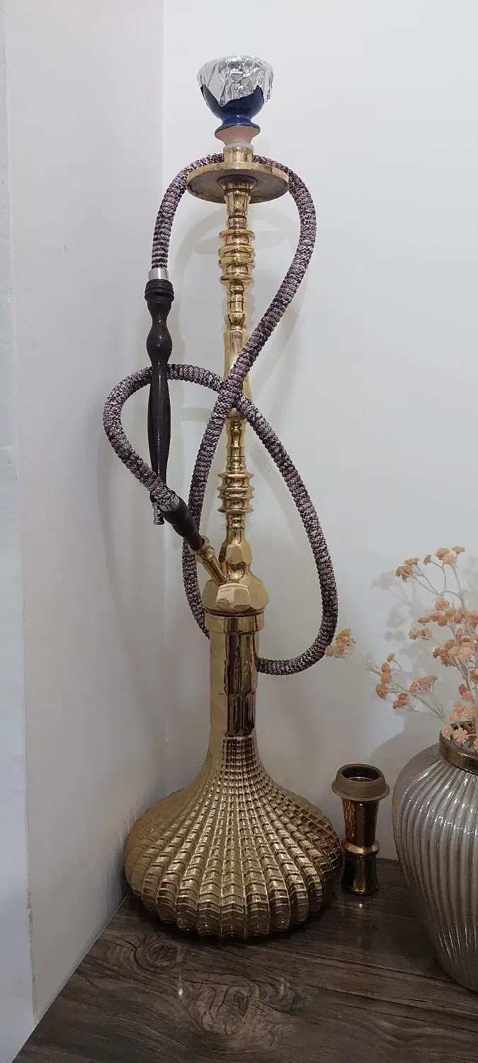 قلیان برنجی ۱ متری|کلکسیون و سرگرمی|گنبد کاووس, |دیوار