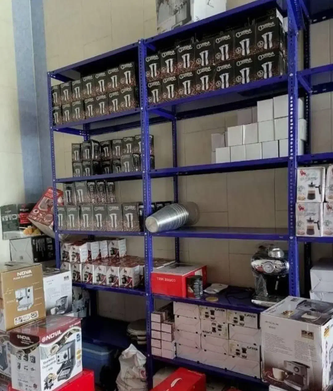 قفسه ایساکویی در رنگ بندی سفارشی و گالوانیزه|فروشگاه و مغازه|بوشهر, |دیوار