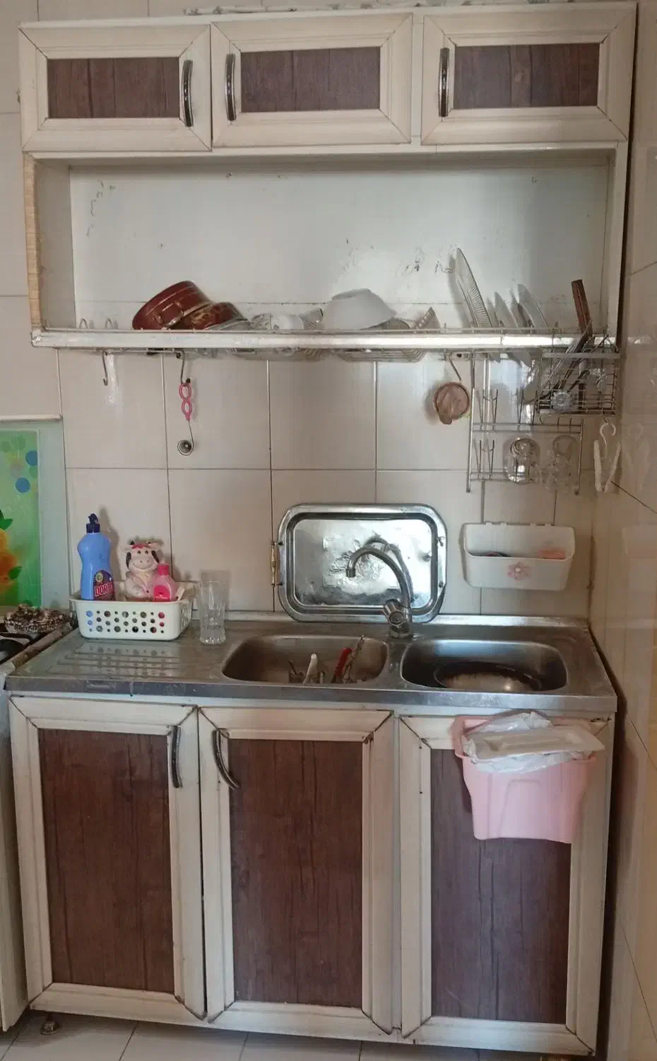 کابینت|آب‌چکان و نظم‌دهنده ظروف|زنجان, |دیوار