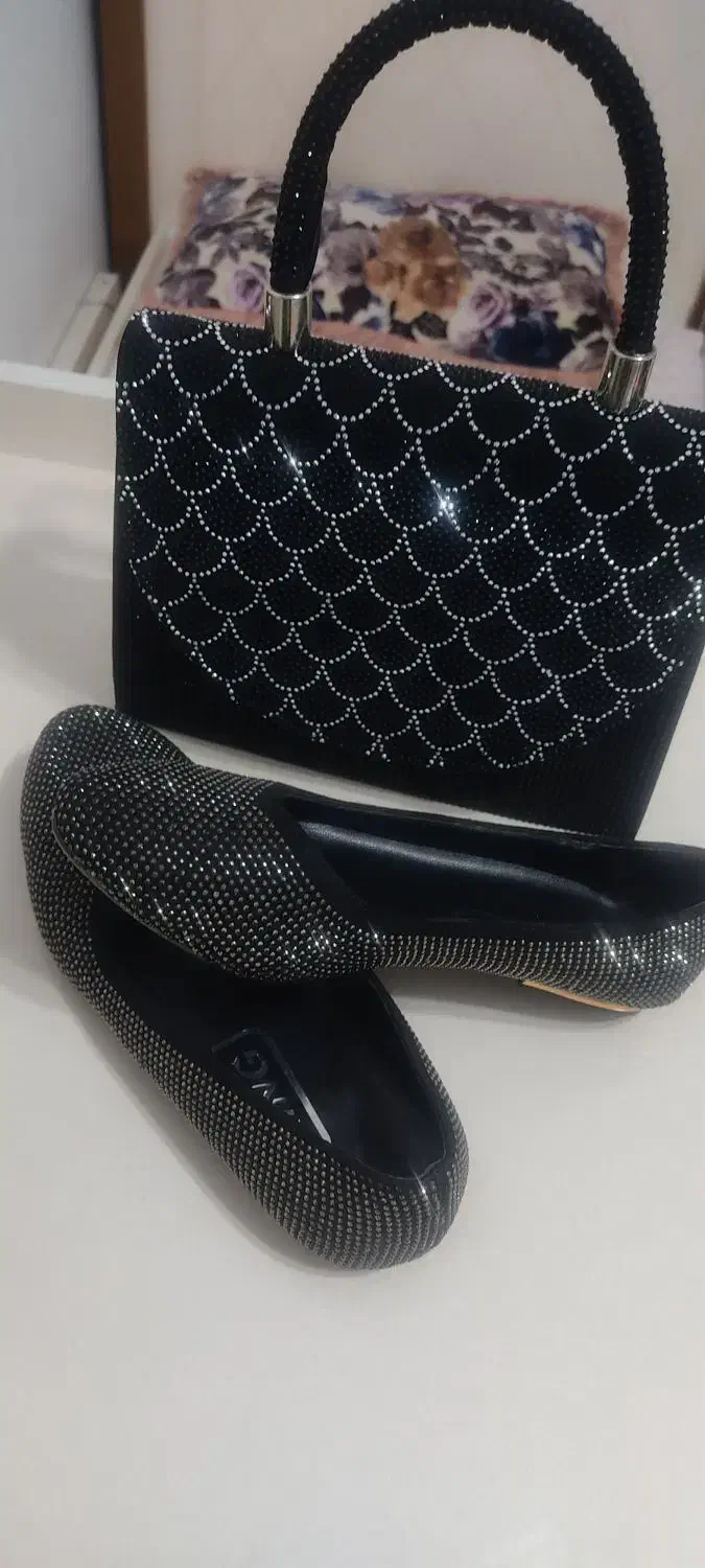 کت وشلوار نگیندارزنبوری کیف و کفش سایز۴۰|لباس|پارسآباد, |دیوار