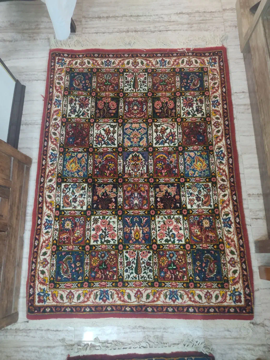 قالیچه بختیاری|فرش|اصفهان, نصرآباد|دیوار