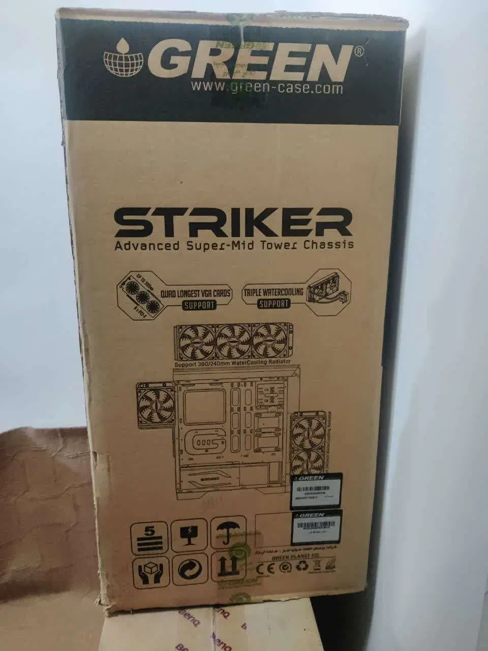 کیس کامپیوتر گرین استریکر STRIKER پلمپ|قطعات و لوازم جانبی رایانه|مشهد, امام خمینی|دیوار