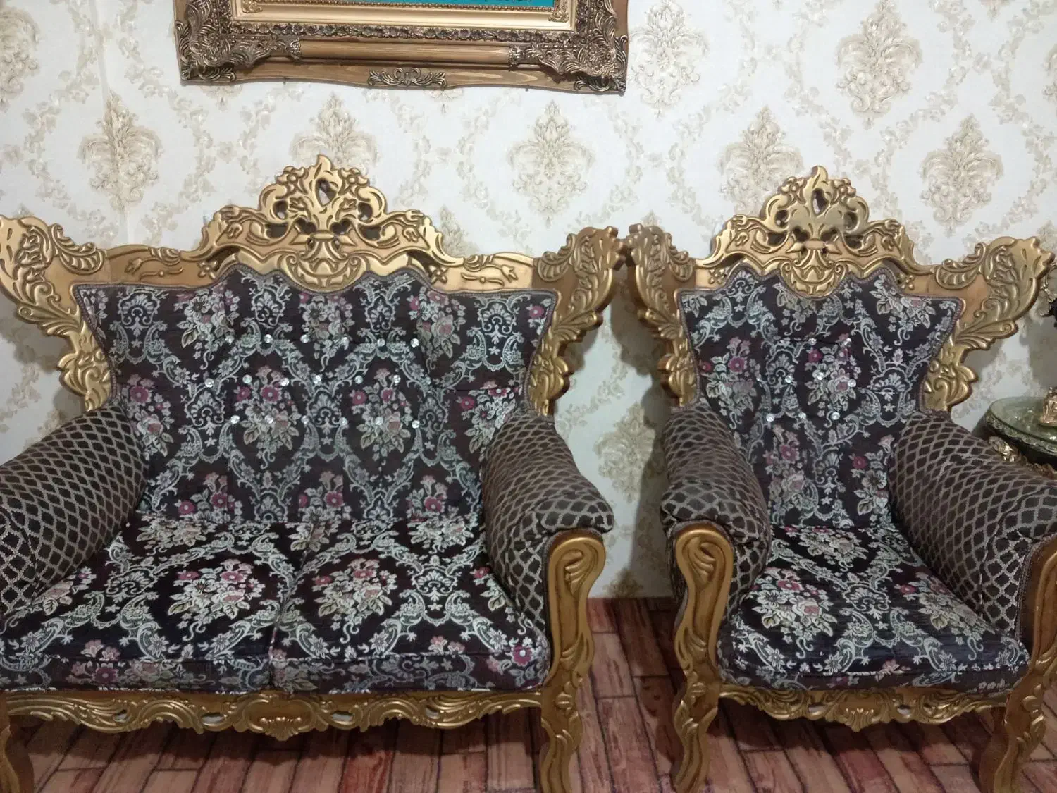 مبل‌سلطنتی|مبلمان خانگی و میز عسلی|بستان آباد, |دیوار