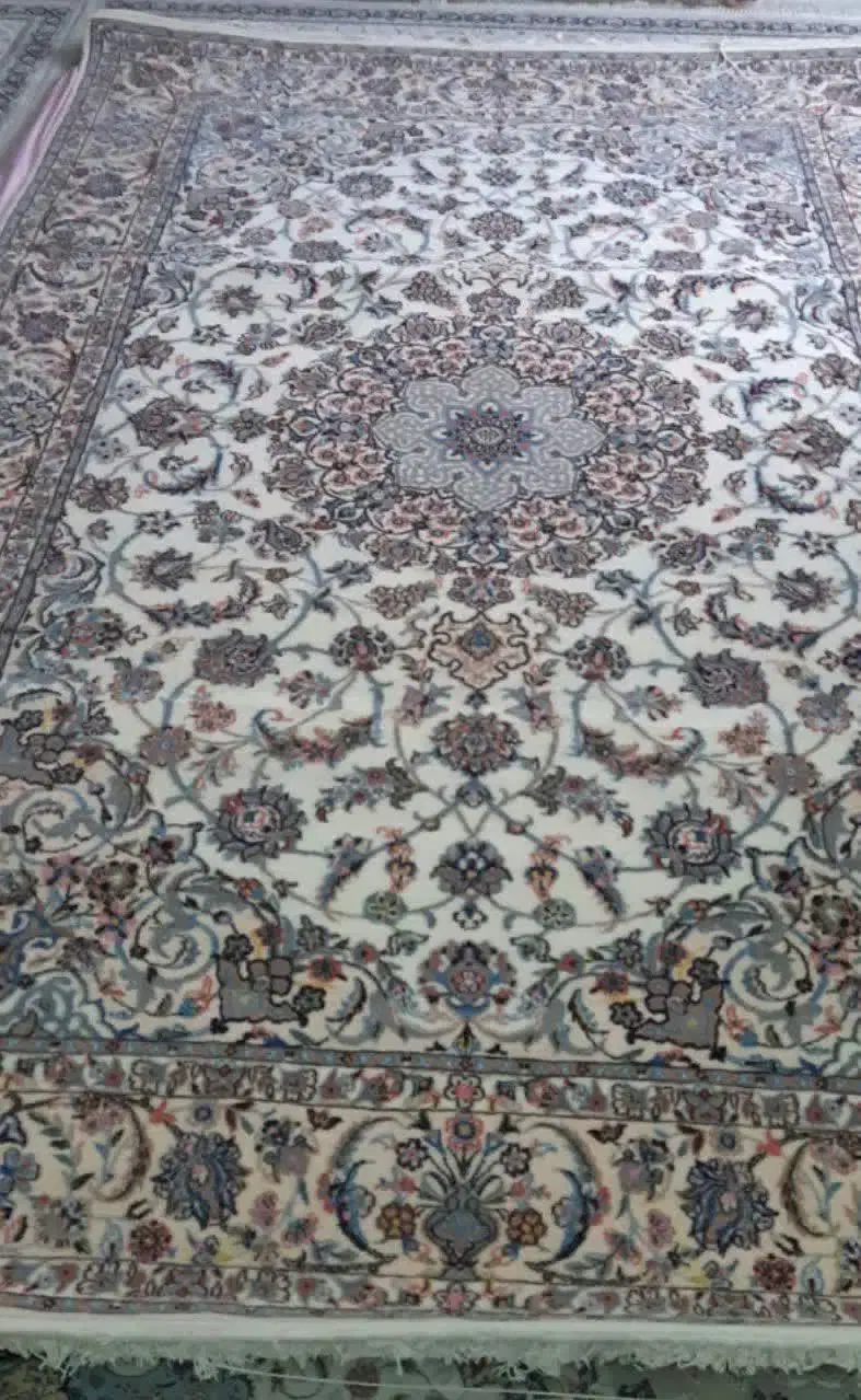 یک جفت فرش دستباف نایینی نو|فرش|اصفهان, فروردین|دیوار