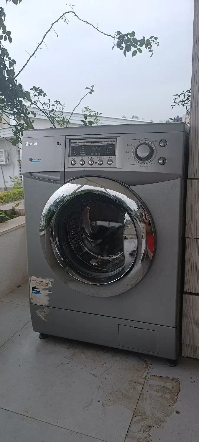 لباسشویی اسنوا سالم|ماشین لباسشویی و خشک‌کن لباس|چالوس, |دیوار