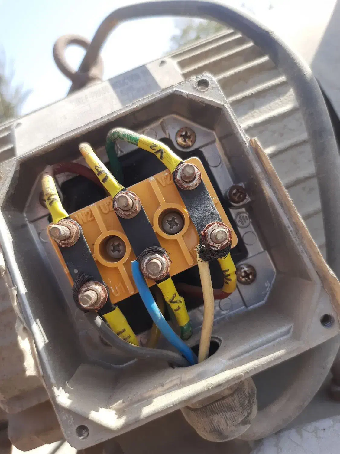 دینام گیربکس ۱/۵ اسب ژن سیم پیچ فابریک|قطعات یدکی و لوازم جانبی|ابهر, |دیوار