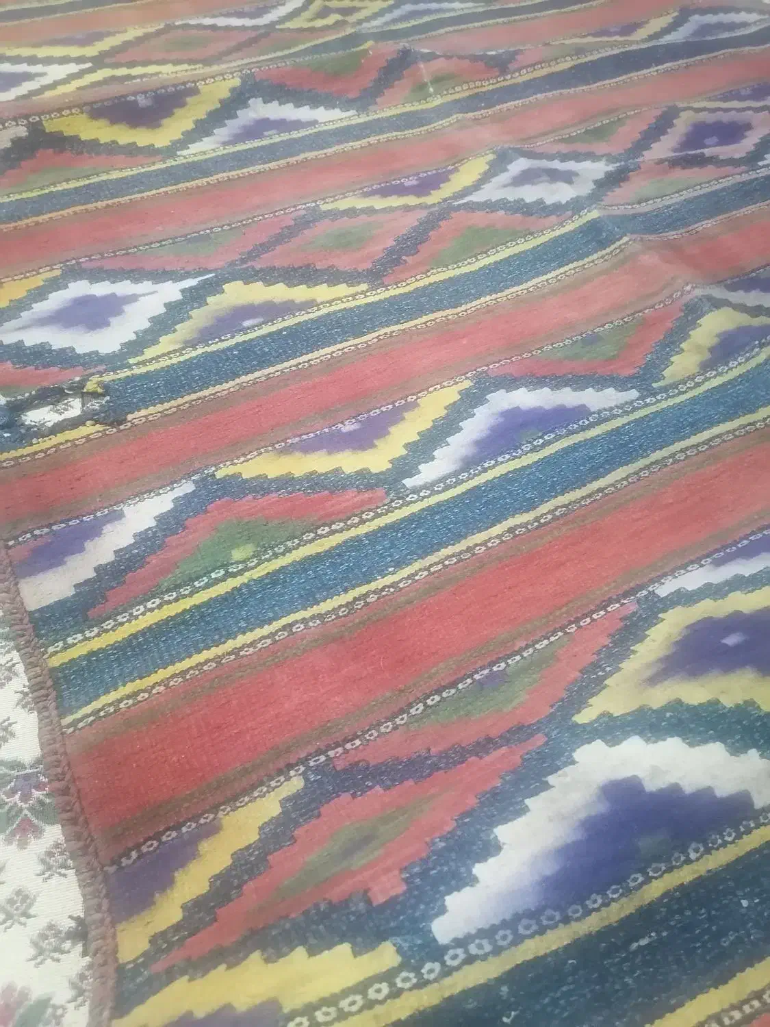 گلیم دست بافت|گلیم، جاجیم، گبه|کرمان, |دیوار