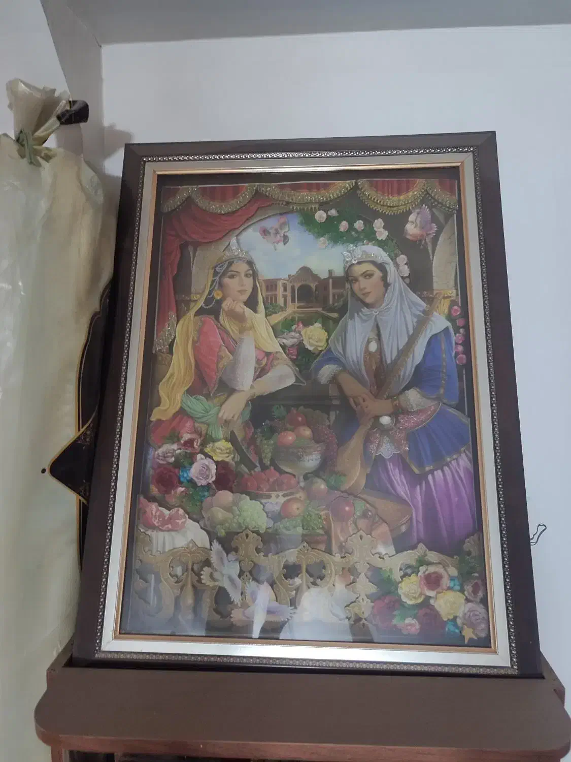 هنر زنان ایرانی|تابلو، نقاشی، عکس|پاکدشت, پاکدشت (مامازند)|دیوار