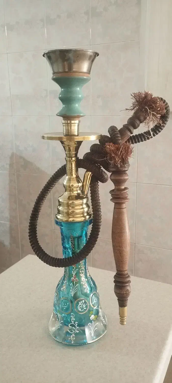 قلیان برنز|کلکسیون اشیاء عتیقه|خرم‌آباد, |دیوار
