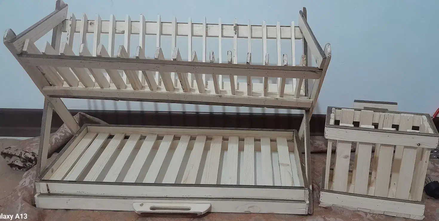 استندآبچکان چوبی رومیزی|آبچکان و نظمدهنده ظروف|ساوه, |دیوار